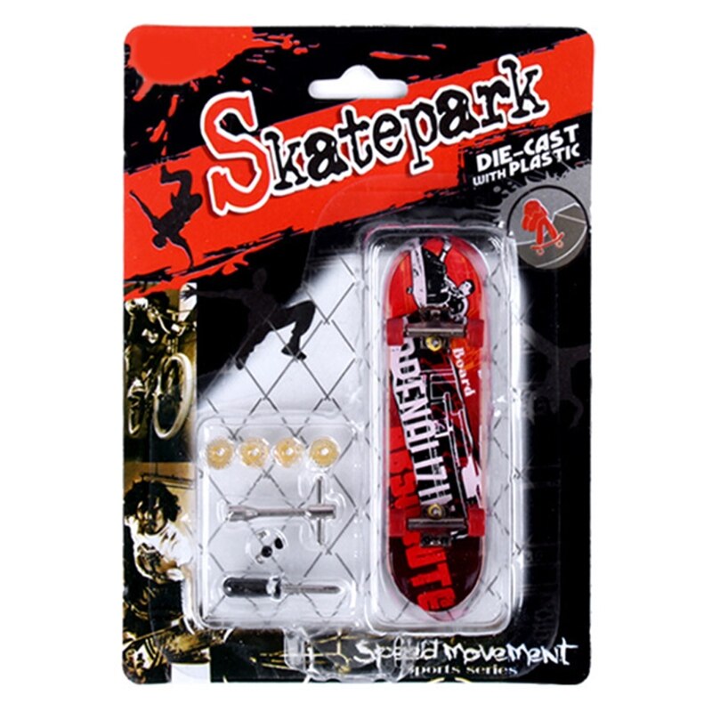Mini planches à doigts en plastique, support en alliage, Mini Skate, Skateboard, jouets pour enfants garçons