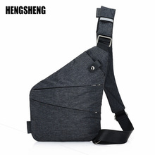 Mannen Reizen Zakelijke Fino Tas Inbraakpreventie Schoudertas Holster Anti Diefstal Beveiliging Band Digitale Opslag Borst Zak ZF10097