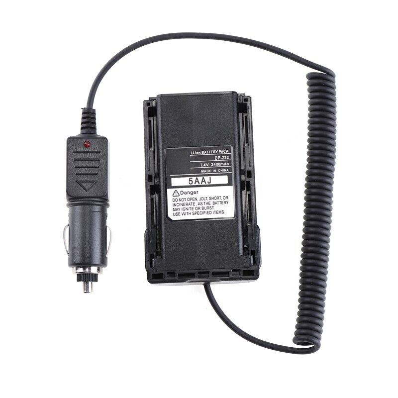 12/24V Car Battery Eliminator Adapter BP-232 Voor Walkie Talkie Icom ICF4160 F4161 F4011 F43GT A14 IC-F26 IC-F3036