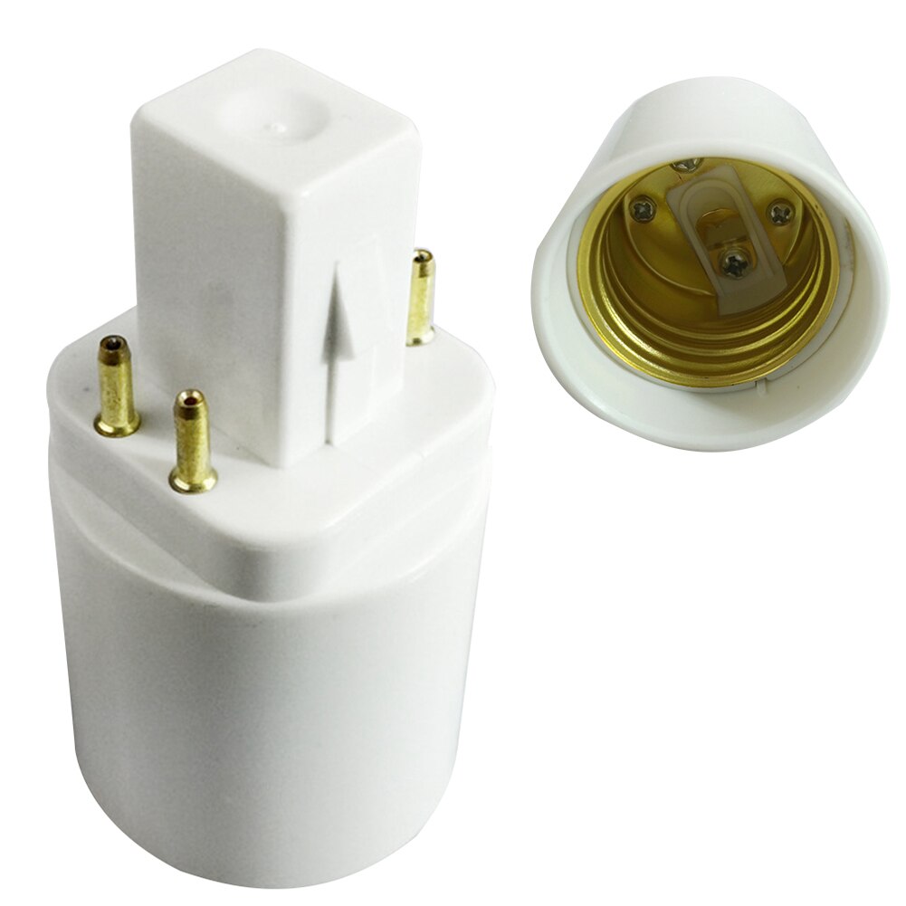 Home Plug 4 Pin For Bulb Converter Portable Lamp Holder Socket Adapter Travel Accessories Practical G24Q To E26/E27
