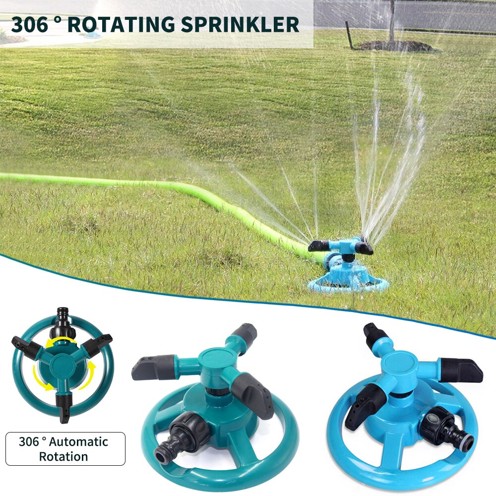 Tuinsproeiers automatische bewatering gras gazon 360 roterende watersproeiers 3 armen sproeiers tuin irrigatie gereedschap