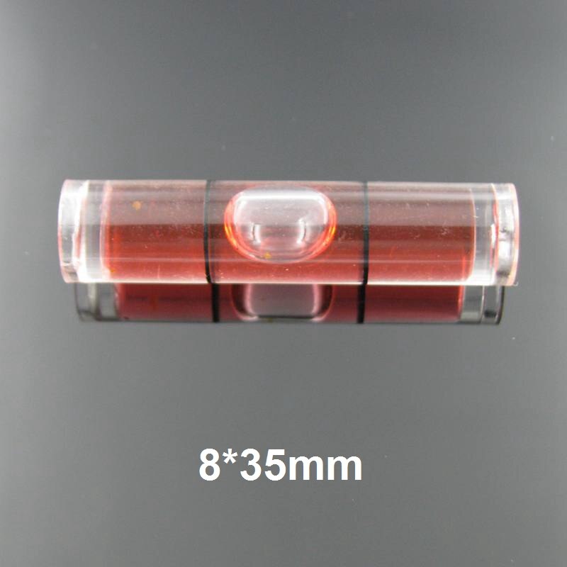 QASE Acrylic Spirit level bubble Cylindrical Bubble level Diameter 8mm: YC0835Red