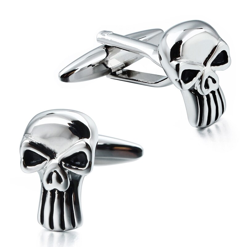 Hawson Schedel/Skeleton Manchetknopen Voor Mannen Klassieke Sieraden Manchetknopen Franse Shirts: 90414