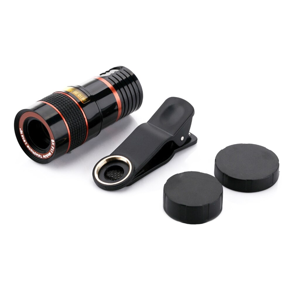 8x Zoom Optische Telescoop Mobiele Telefoon Camera Lens Met Clip Voor Iphone Samsung Htc Huawei Sony Gdeals