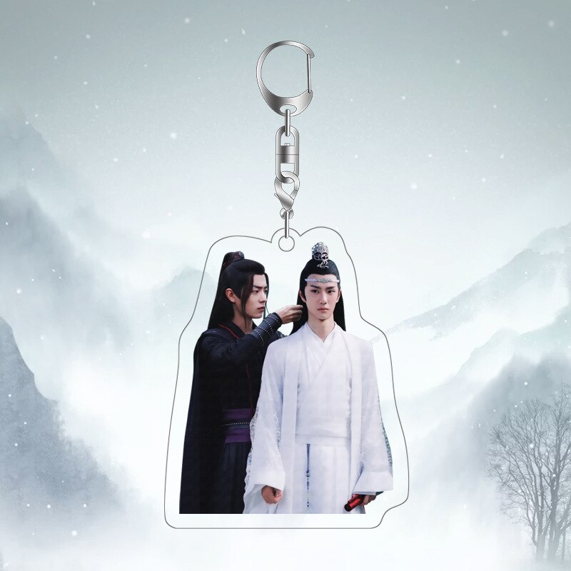 Chen Qingling Multiful Keychain Doppel Seiten Schlüssel Ring Schlüssel Kette sterben ungezähmt Wang Yibo Xiaozhan