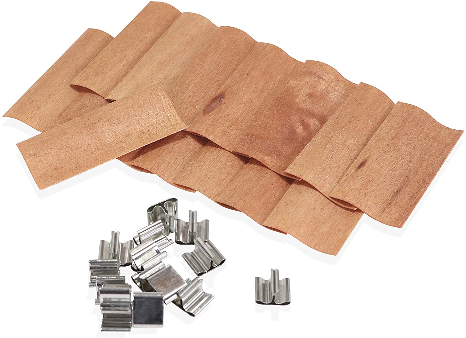 10Pcs Grote Vlam Houten Kaarsen Lont Met Onderhouder Tab Kaarsenlont Core Voor Kaars Maken Supply Soja Parffin Wax