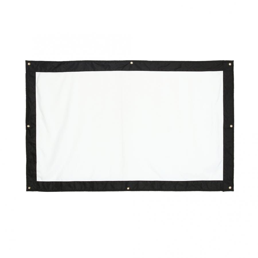 60/72/100/120/150 Inch 16:9 Indoor Outdoor Projection Screen Curtain Projector Matte White Lightweight and folding Screen