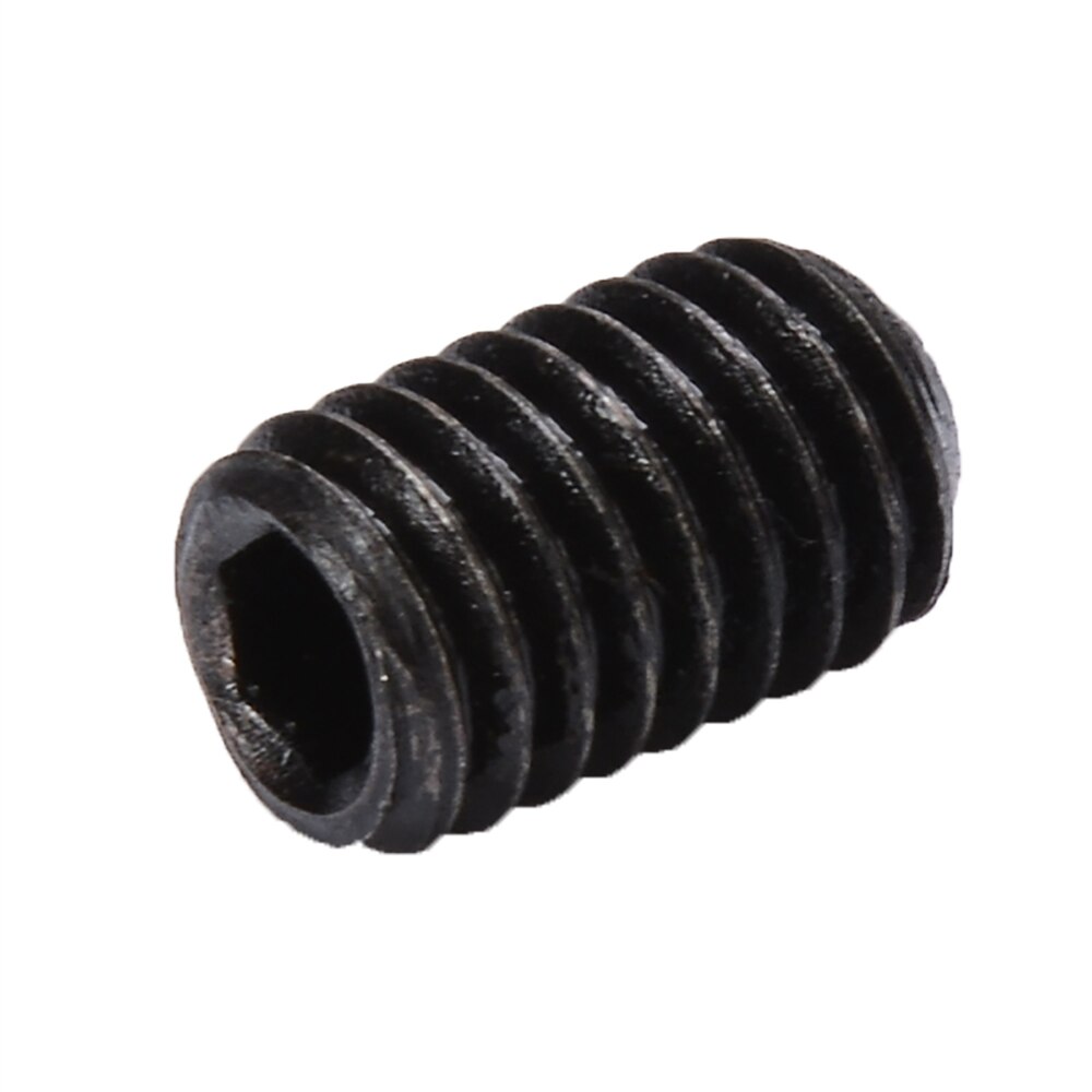 200Pcs Schwarz Set Schraube M3 M4 M5 M6 M8 M10 Carbon Legierung Stahl Headless Hex Buchse Grub Schraube