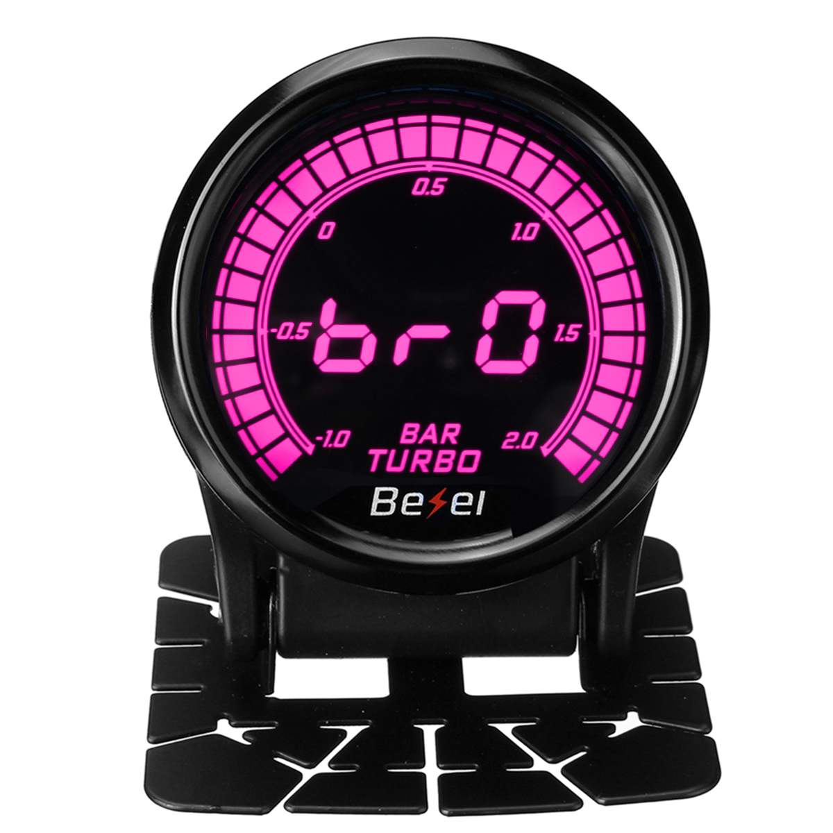 2"52mm car turbocharged pressure gauge digital LED display w/sensor 2 pressure gauge bracket free