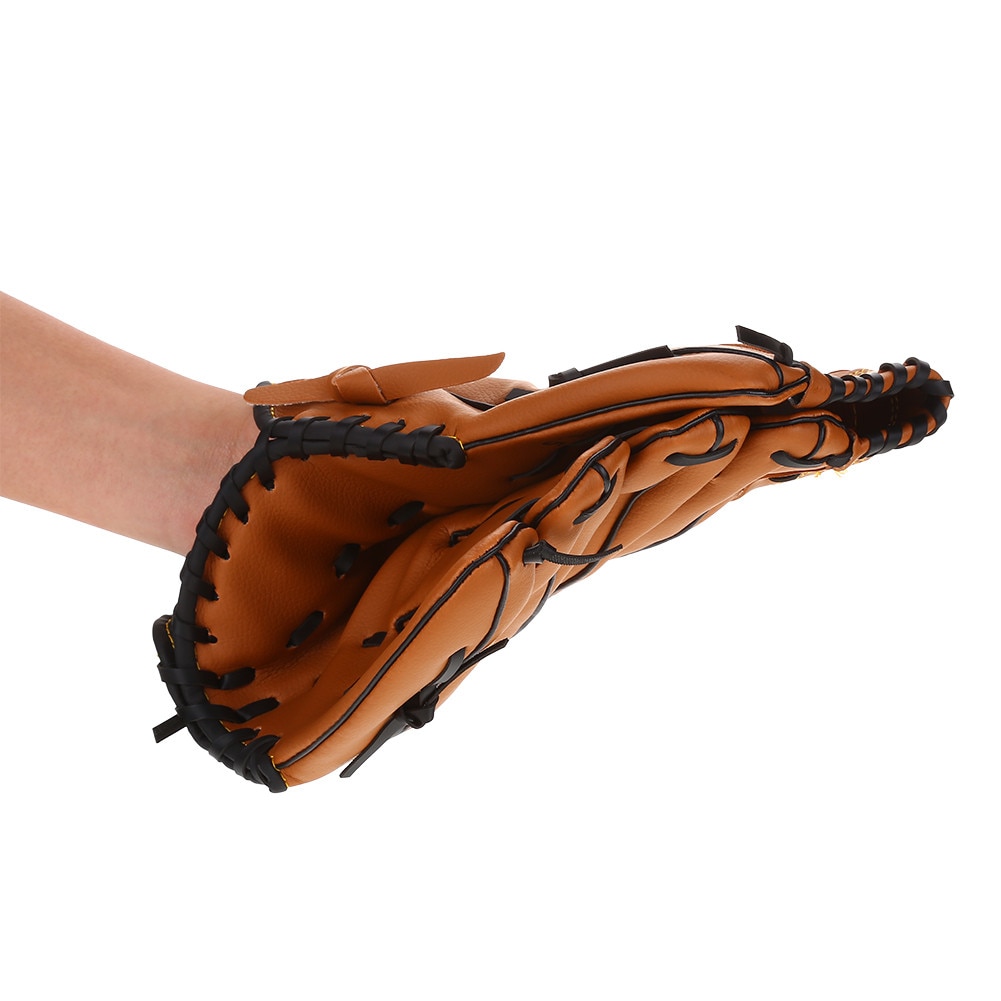 Outdoor Sport Twee Kleuren Honkbal Handschoen Softbal Praktijk Apparatuur Grootte 11.8 Inch Linkerhand Voor Volwassen Man Vrouw Trein