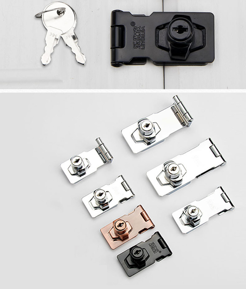 Punch-free With Lock Drawer Locks Letter Box Locker Double Door Cabinet Lock Office Cabinet Security Combination Lock