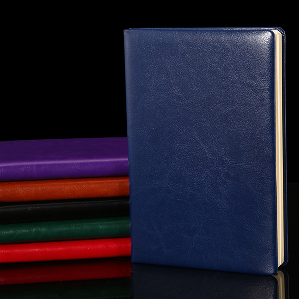 Faux Leather Portable Travel A5 Student Notebook Diary Notepad School Stationery