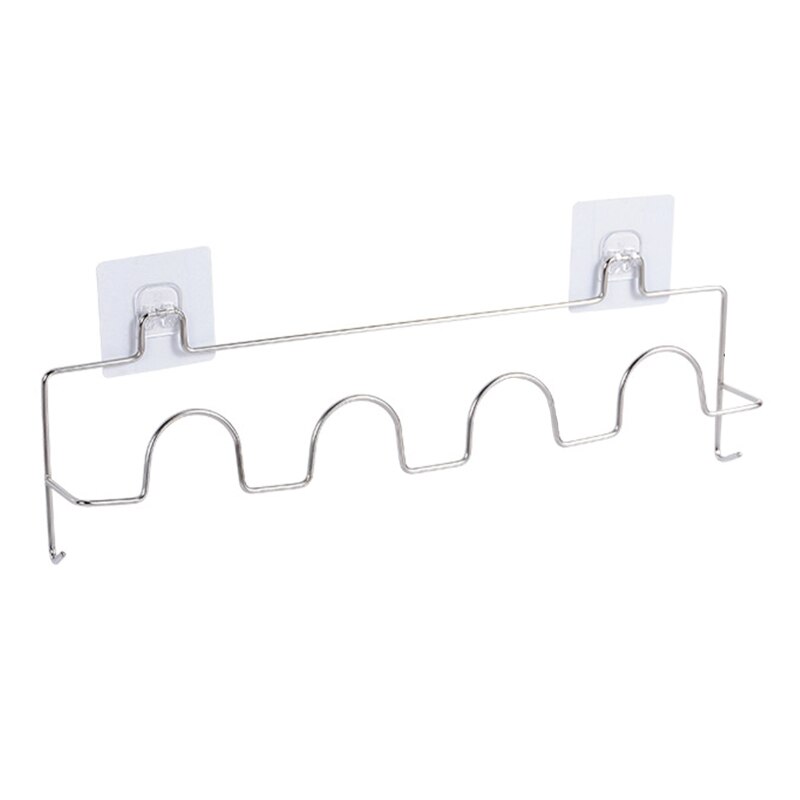 N1HF – porte-chaussures mural avec ventouses, support de rangement pour salon, organisateur de pantoufles suspendues