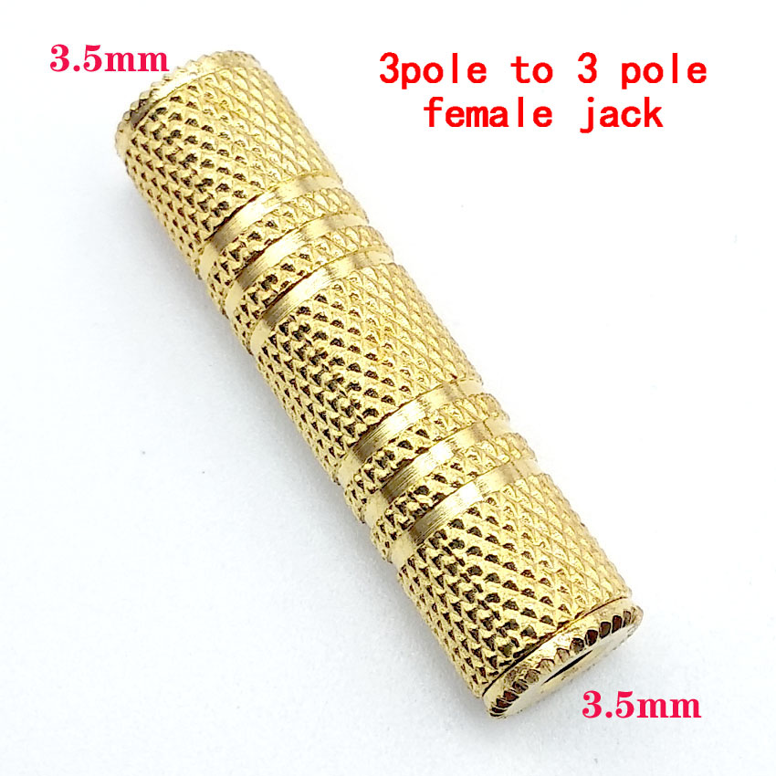 2,5mm/3,5mm zu Stecker Buchse Audio Stereo Zweikanal-Anschluss adapter Stecker Konverter Kabel verlängerung Anschluss Zubehör DIY: Grau