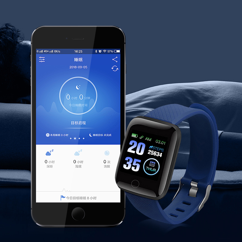 D13 montres intelligentes 116 Plus montre de fréquence cardiaque bracelet intelligent montres de sport bracelet intelligent étanche Smartwatch Android