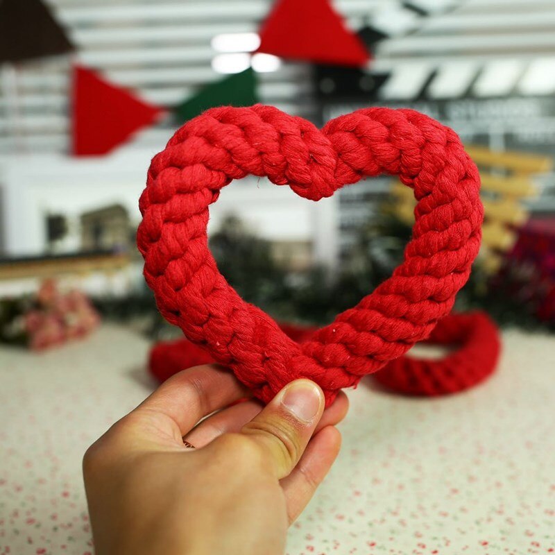 Hart Hond Speelgoed | Hond Kauwspeelgoed | Valentijn Hond Speelgoed | Valentijn Hond Touw Speelgoed Hartvorm Huisdier Kauwspeelgoed, Heavy Duty Creatieve Hartvormige Hond Interactief Touw Speelgoed Hart Hond Speelgoed | Hond Kauwspeelgoed | Valentijn Hond Speelgoed | Valentijn Hond Touw Speelgoed Hartvorm Huisdier Kauwspeelgoed, Heavy Duty Creatieve Hartvormige Hond Interactief Touw Speelgoed