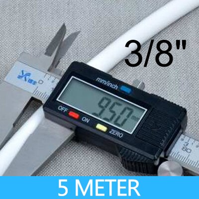 Pe pipe vattenrenare rör vatten dispenser tillbehör 1/4 " 3/8 " 5/16 " pe livsmedelsklass få fräs gratis i en beställning.: 9.5mm x  id 6mm 5m