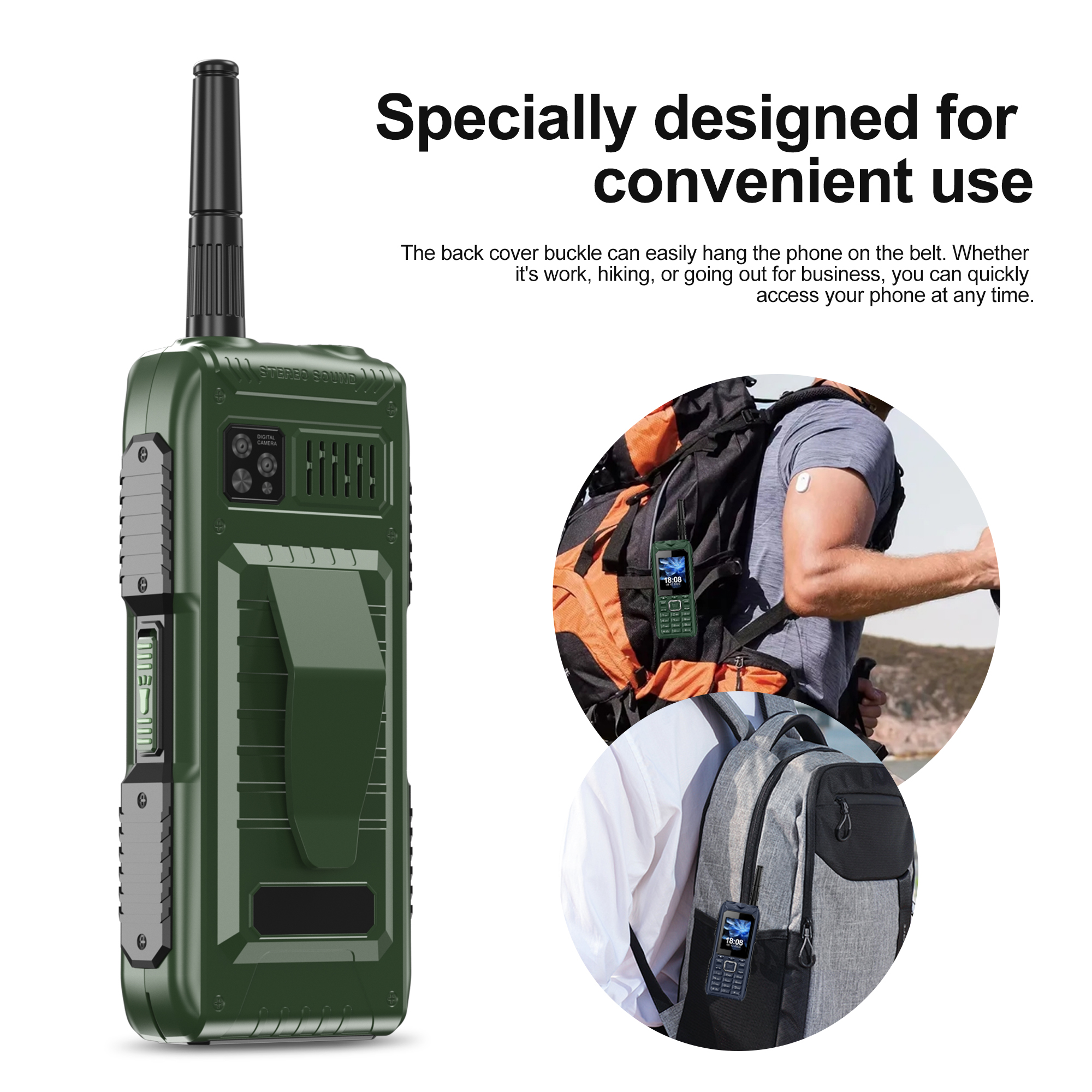 SERVO S555 PRO 2G GSM Multi-functie mobiele telefoon 4 simkaart Gespreksopname Blacklist Zaklamp 2,4 "scherm Mobiele telefoon FM-radio