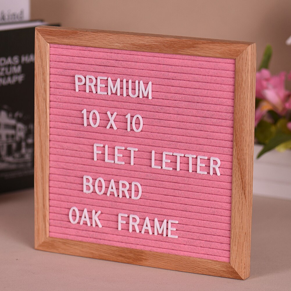 Kids Office Home Removable Signs English Alphabet Display Frame Letter Board School Felt Numbers Changeable Message