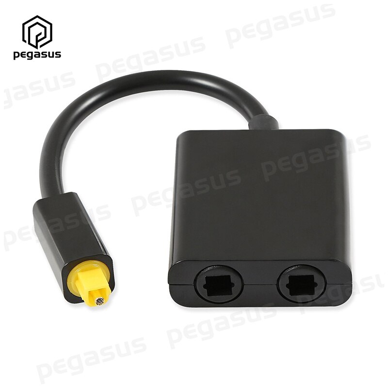 0.2 Meter Toslink Digitale Optische Audio-Fiber Kabel 2 In 1 Out Splitter Adapter