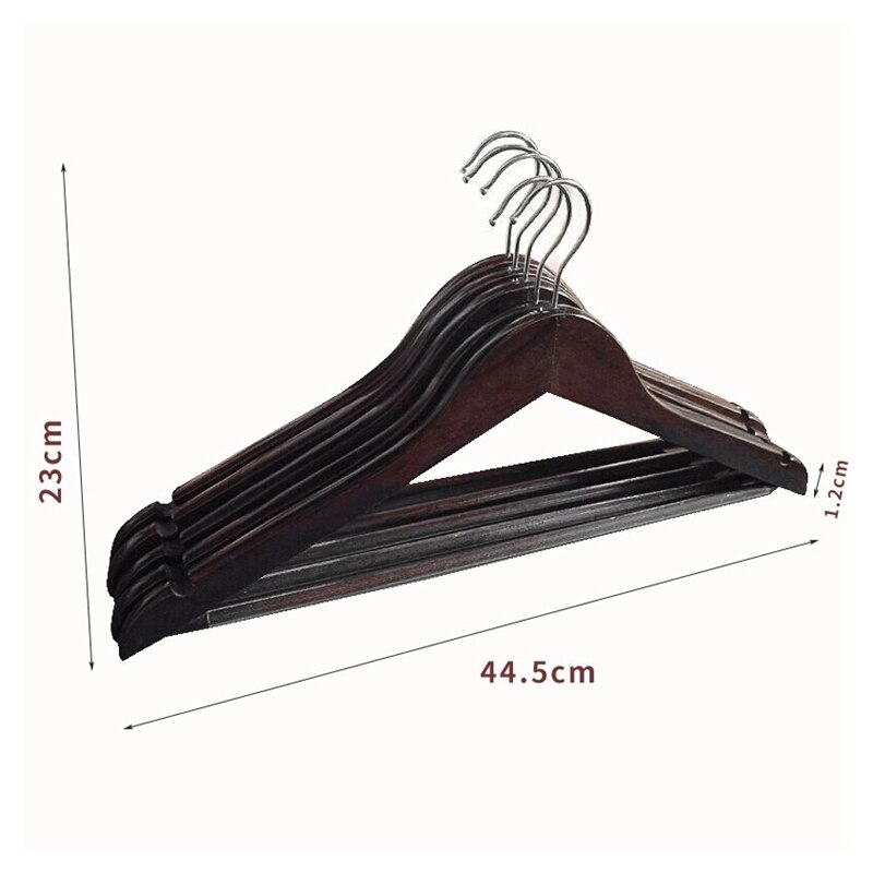 Wooden Hangers 10 Pack Wood Coat Hangers Heavy Duty Clothes Hanger Natural Smooth Finish For Clothes Suit