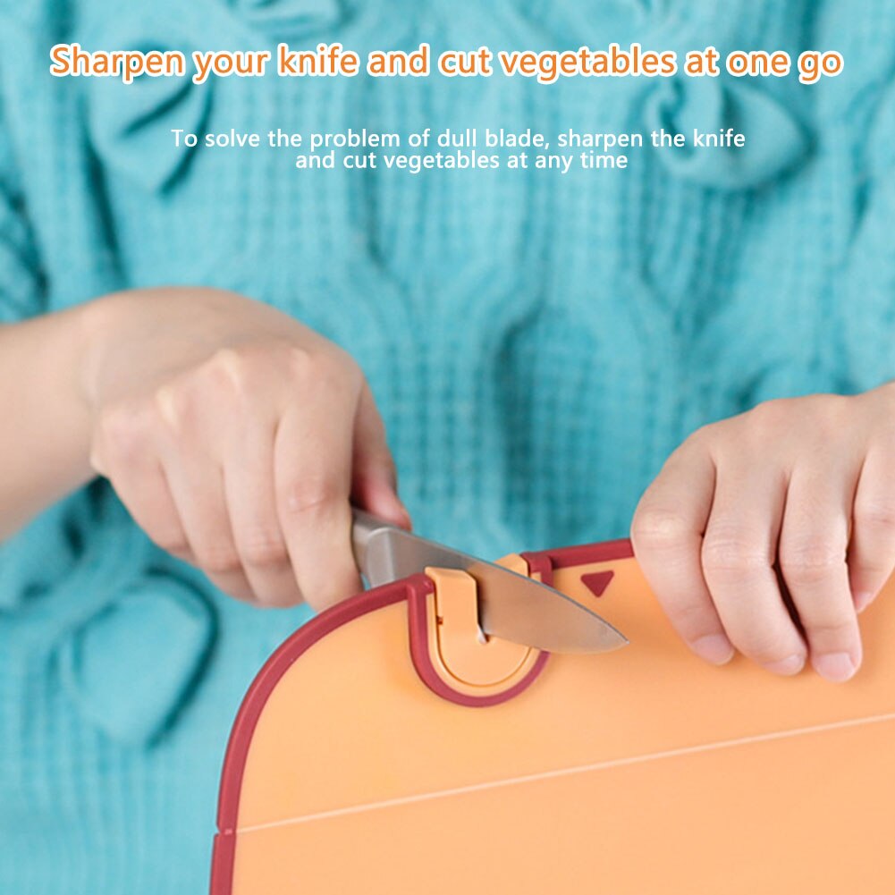 Foldable Cutting Board Multifunctional 6 in 1 Durable Kitchen Strainer/Board Collapsible Easy to Clean Chopping Board MAZI888