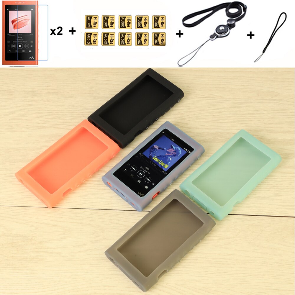 Zachte Siliconen Beschermende Huid Case Cover Voor Sony Walkman Nw A55HN A56HN A57HN A50 A55 A56 A57 MP3 MP4 Speler gevallen