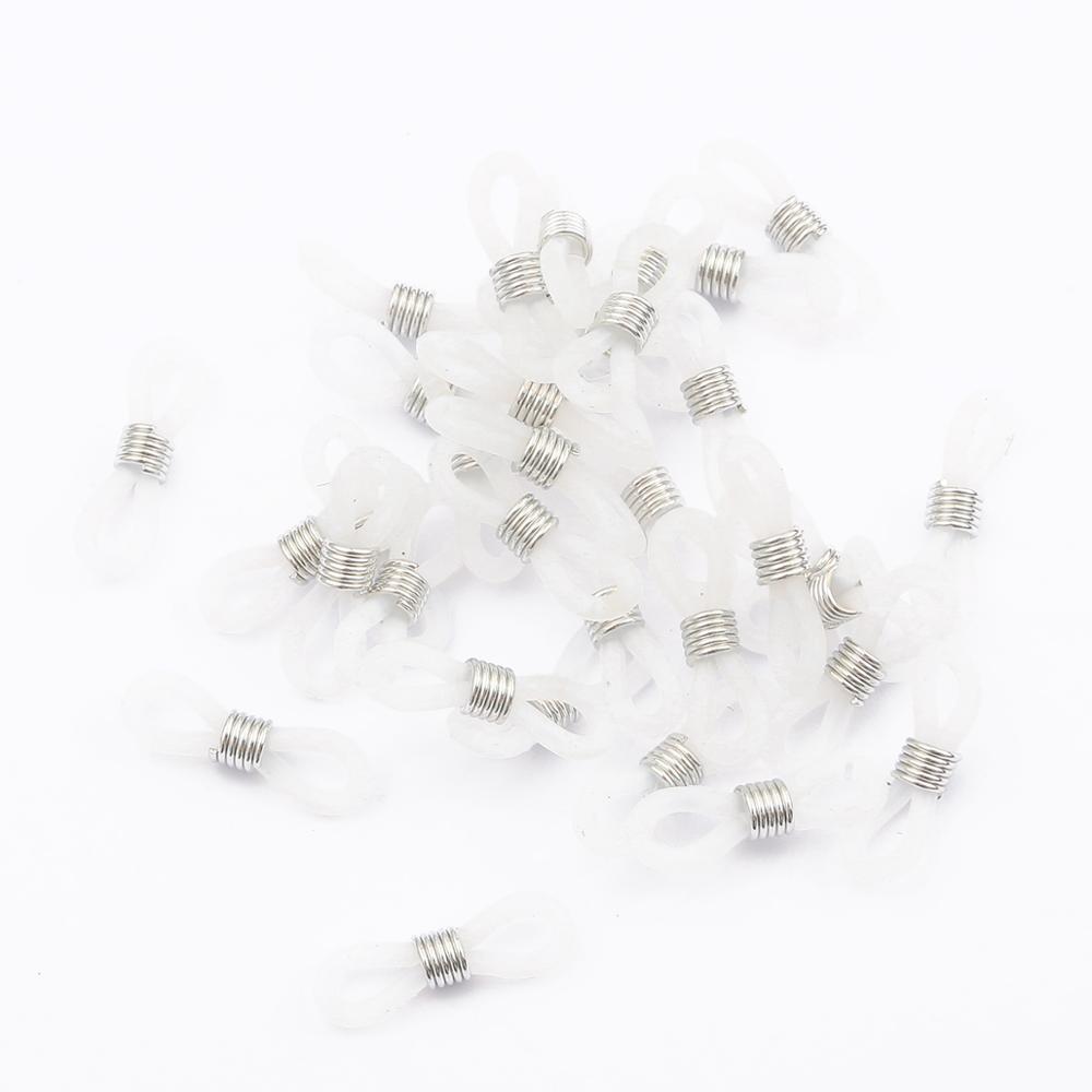 20pcs/lot Glasses Chain Non Slip Rubber Ring Sunglasses End Loop Connector Spectacles Retainer Ropes DIY Eyewear Accessories: green