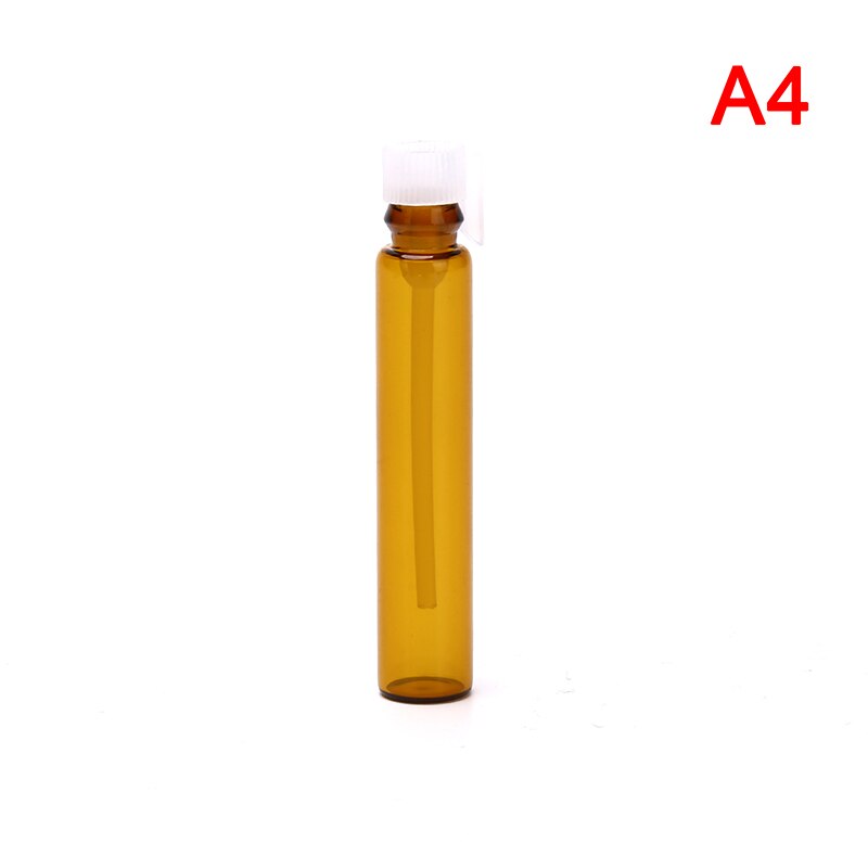 10pcs Perfume Small Sample Vials Bottle Empty Test Tube Trial Bottles: A4-10pcs