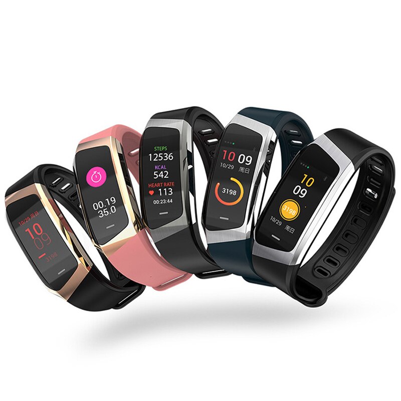 Smart Armband E18 Hartslagmeter Fitness Tracker Leven Waterdichte IP67 Sport Horloge Voor Android En Ios Slimme Horloge Mannen