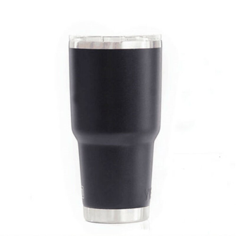 Double Wall Insulation Stainless Steel Tumbler Vacuum Travel Mug Coffee 30oZ Tumbler Insulated Stainless Steel Thermal Drink Cup: Black