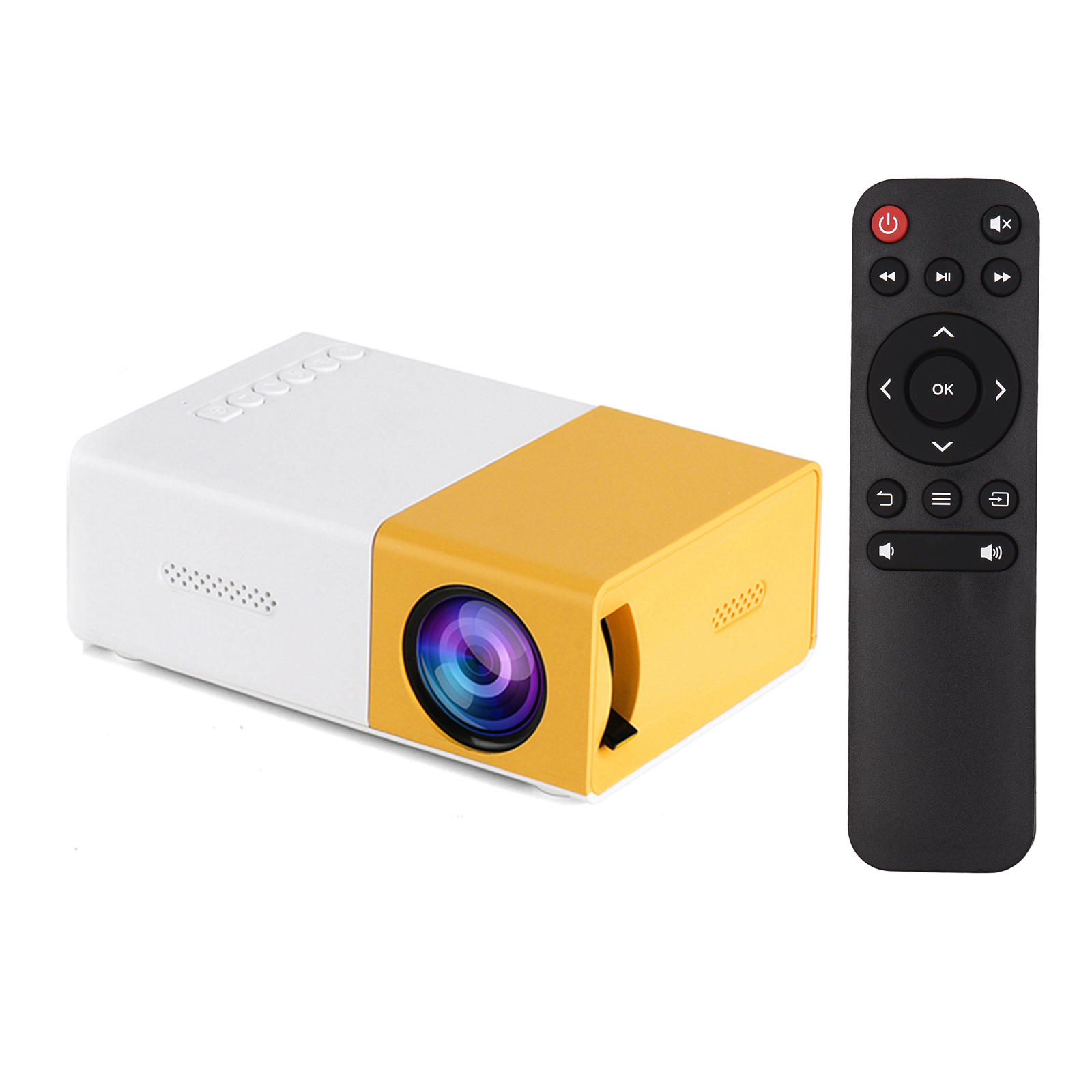 Mini Led Projector 1080P Draagbare Video Projector Met Speaker En Afstandsbediening Projector Voor Home Theater Film Entertainment