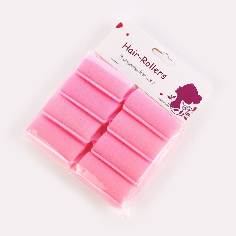 Rouleau à bigoudi en mousse souple, 8 pièces, boucle, éponge douce, facile à boucler, Salon de coiffure, Kit d&#39;outils de coiffure