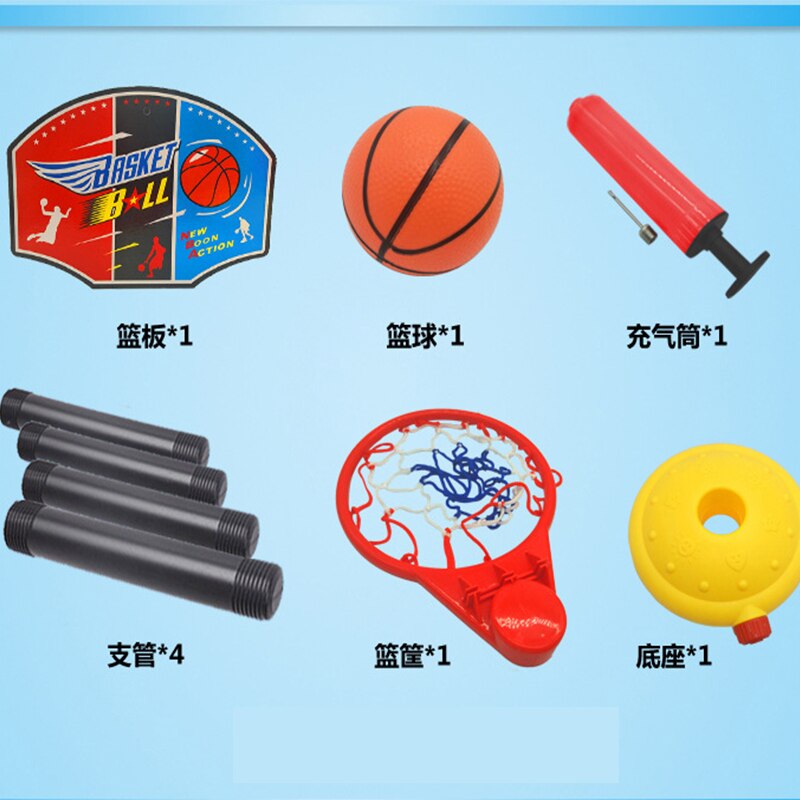freundlicher Basketball Band Einstellbare Basketball Band mit Basketball Pumpe draussen Spielzeug eltern-Art-Aktivität Spielzeug WYW: Ursprünglich Titel