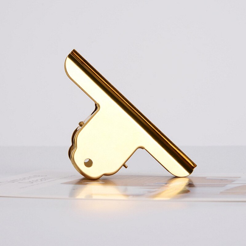 2 Colors /Lot Stainless Steel Binder Paper Clip Metal Electroplated Clamp Spring Clip Office & School Supplies Stationery