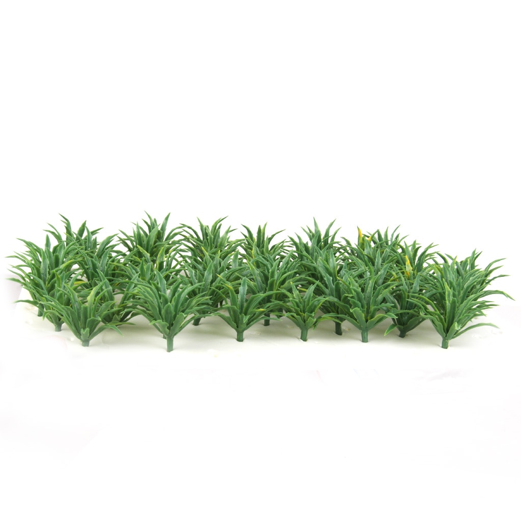 50 Model Green Shrubs Bush Railway Wargame Park Diorama Scenery HO N Z 2.5cm