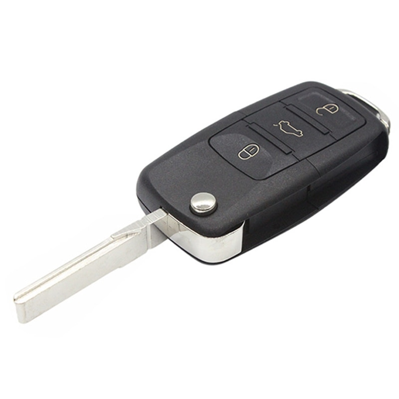 For SKODA Citigo Octavia Roomster Superb Rabid Flip Remote Key Case NO Blade 3 Buttons Replacement Key Shell