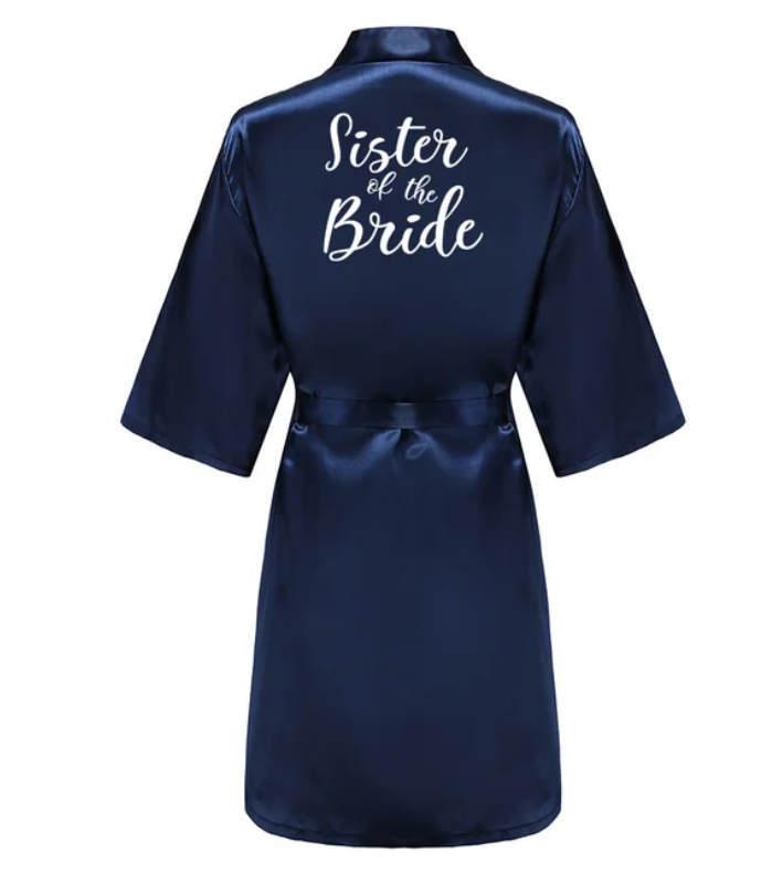 Satin- Seide Roben Hochzeit Bademantel Braut Brautjungfer murmeln Trauzeugin Kleid Frauen Kleidung Nachtwäsche