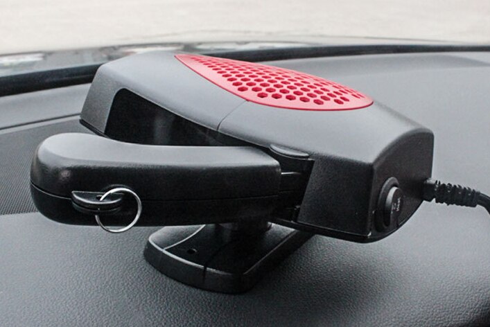 JOYLIVE – radiateur Portable pour voiture, décongélation rapide, universel, 12V, accessoires de refroidissement pour fenêtre: red 24V
