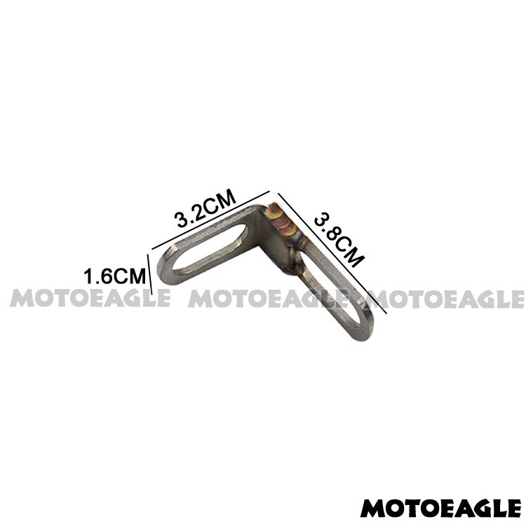 Universele motorfiets z-link gemodificeerde sportwagen uitlaatpijp montagering ophangring z-vormige schroefbeugel drz 400sm: C