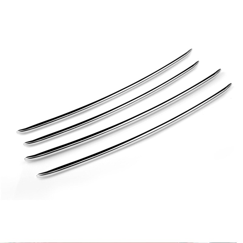 Carbon Fiber Abs Car Headlight Eyebrow Cover Trim Head Lamp Eyelid