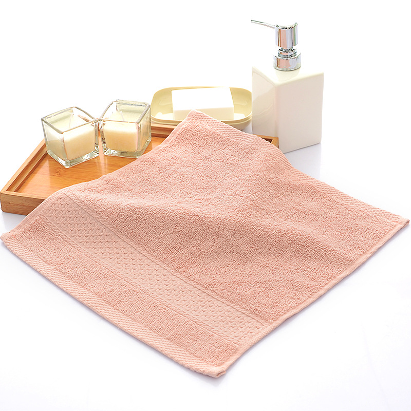 Asciugamano per il viso piccolo in cotone 100% Asciugamani quadrati morbidi per il lavaggio del viso per bambini Panno per il viso per bambini Puro assorbente Cura del viso 34x34 cm Casa: green