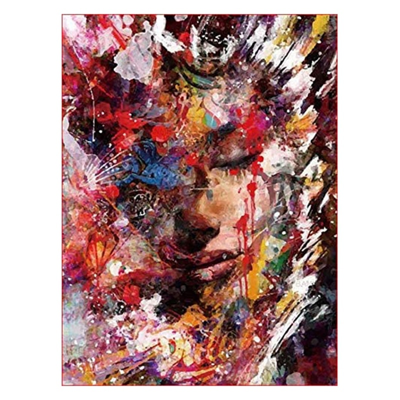 Paint By Numbers DIY Acrylic Painting Kit for Kids & Adults Beginner - 16Inch x 20Inch Women (Without Frame)