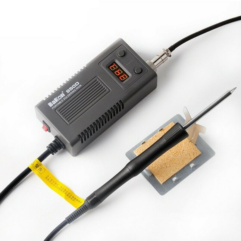 50W Bakon 950DAnti-Static BGA Solder Station without Iron Tips Mini Digital soldering station solder circuit boards Soldering