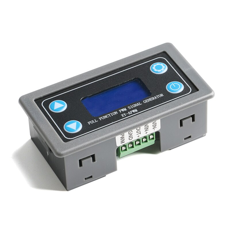 LCD Digital PWM Signal Generator pulse frequency duty cycle adjustable square wave rectangular wave signal function generator