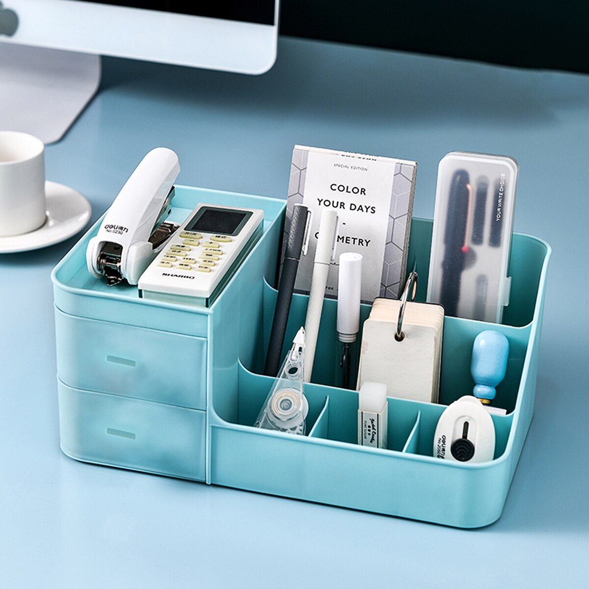 Makeup Organizer Dressing Table Makeup Box Organizer For Cosmetics Storage Makeup Jewelry Storage Box Table Sundries Storage Box