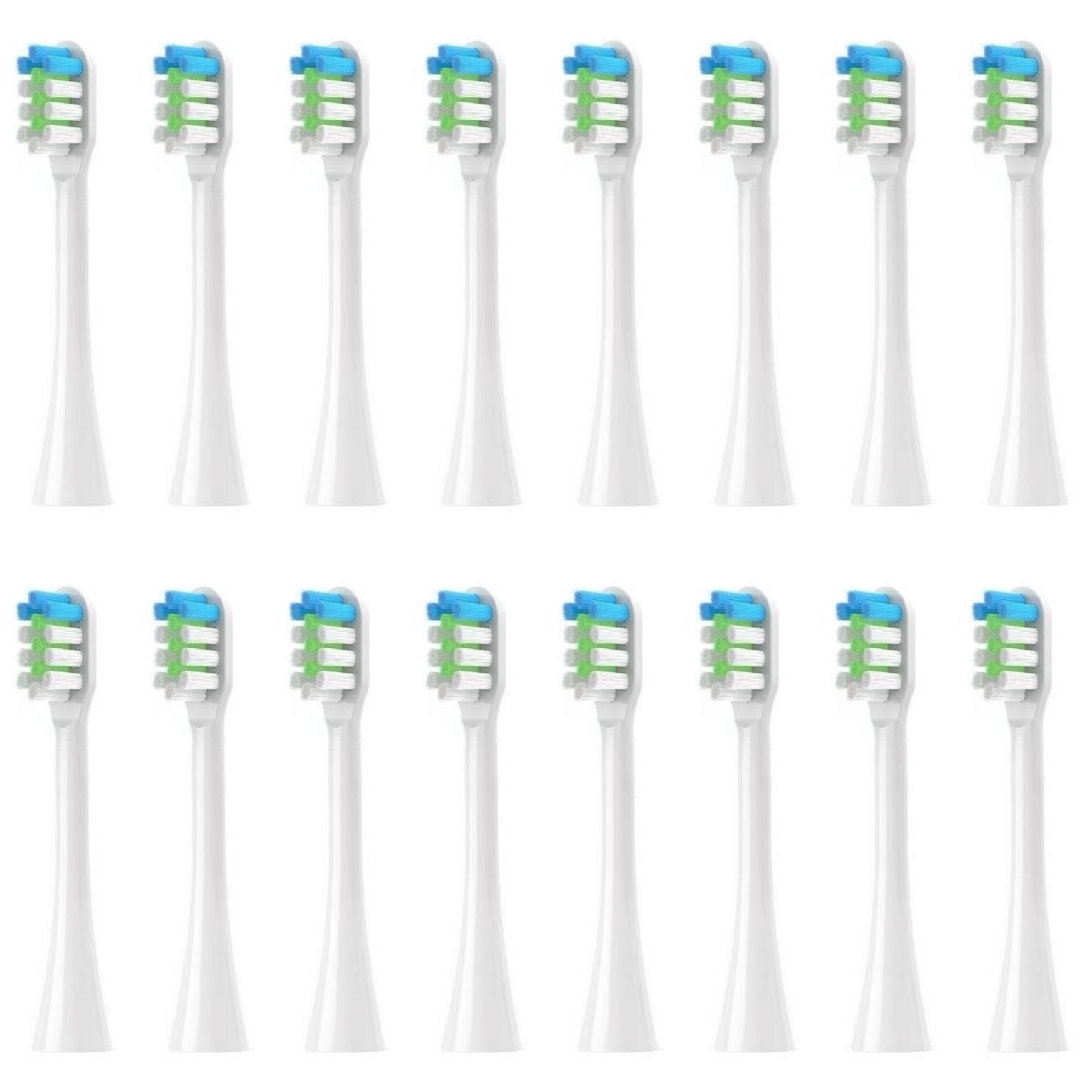 Replacement Toothbrush Heads For nandme nx8000 Sonic Electric Toothbrush Soft DuPont Bristle Tooth Brush Head,4/8/16PCS: Brown
