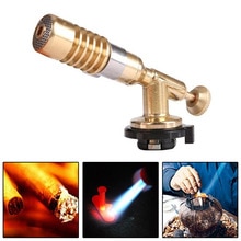 Portable For MAPP High Temperature Gas Torch Brass Welding Torch Ignition Brazing Solder Welding BBQ