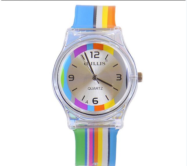 Merk willis dameshorloge waterdichte quartzhorloges hars dameshorloge kind jelly horloges dames polshorloges: 6