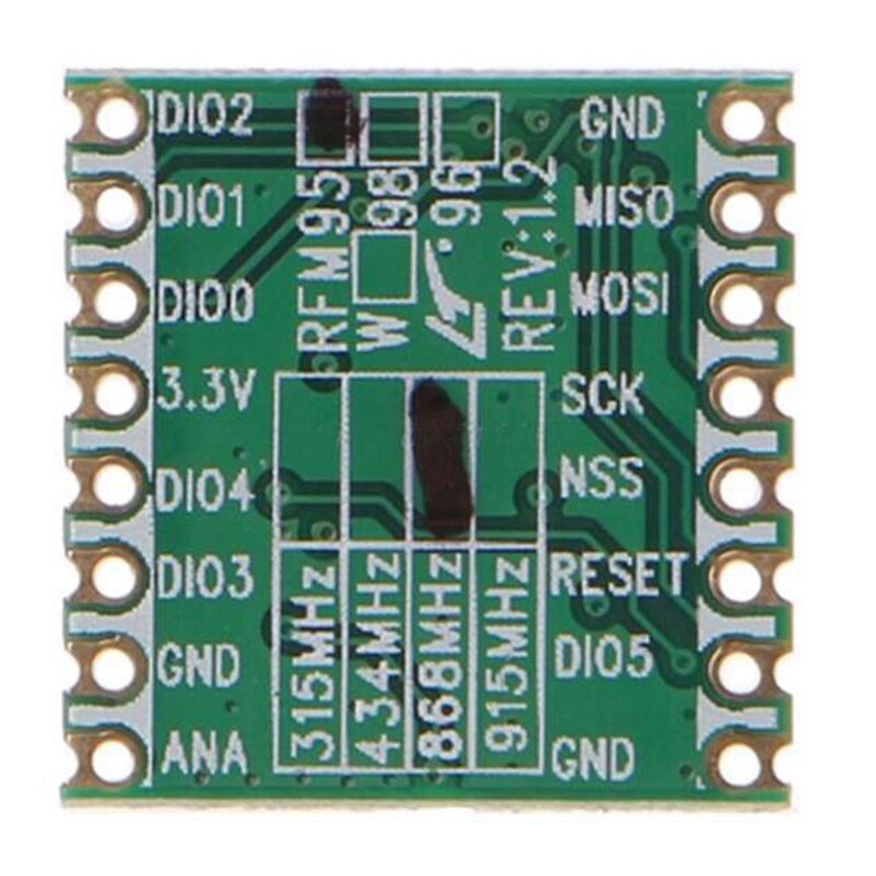 2PCS RFM95 RFM95W 868 RFM95-868MHz LORA SX1276 Wireless Transceiver Module